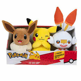 Pokémon 8-inch Plush 3-Pack