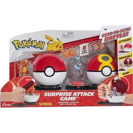 Pokemon Surprise Attack Game, Featuring Charmander #1 and Riolu