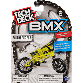 Tech Deck BMX Finger Bike Series 12-Replica Bike Real Metal Frame, Moveable Parts for Flick Tricks Games (Styles Vary)